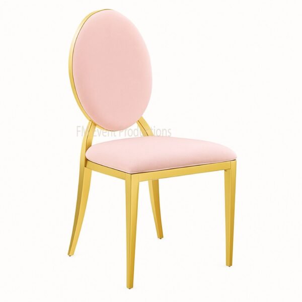 Gold Dior Blush Pink Chair Rental