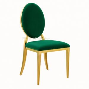 Gold Dior Emerald Green Chair Rental