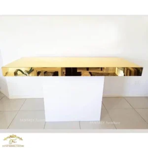White Crystal Table Rental