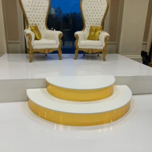 Half Moon Custom Steps Stage Rental