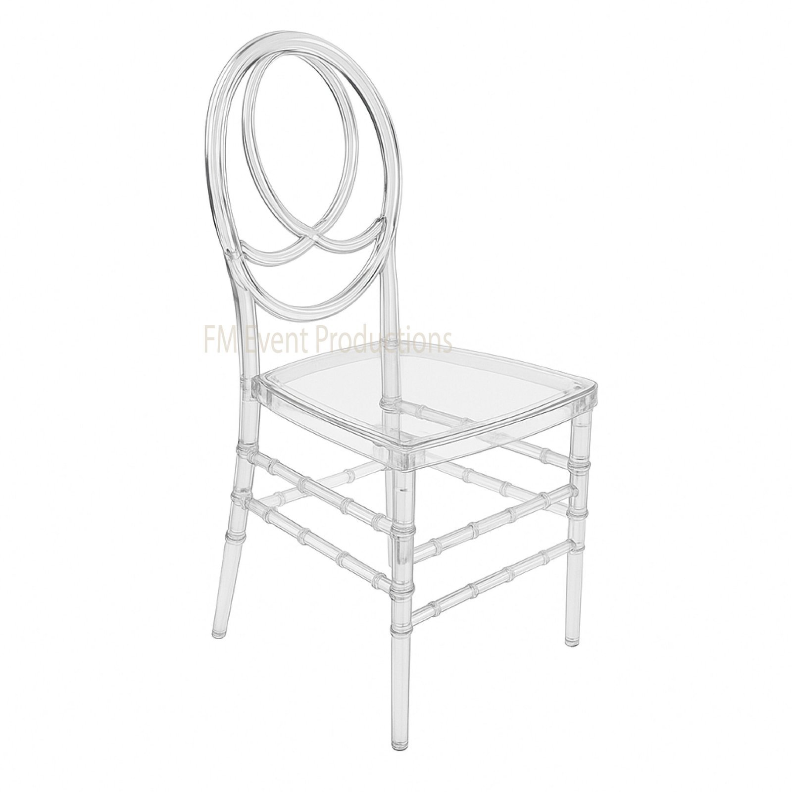 Clear Phoenix Chiavari Chair Rental