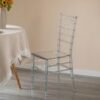 Clear Acrylic Chiavari Chair Setup for Event