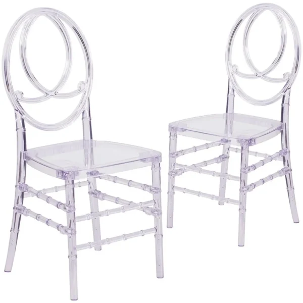 Clear & Transparent Resin Phoenix Chair for Sale - Image 3
